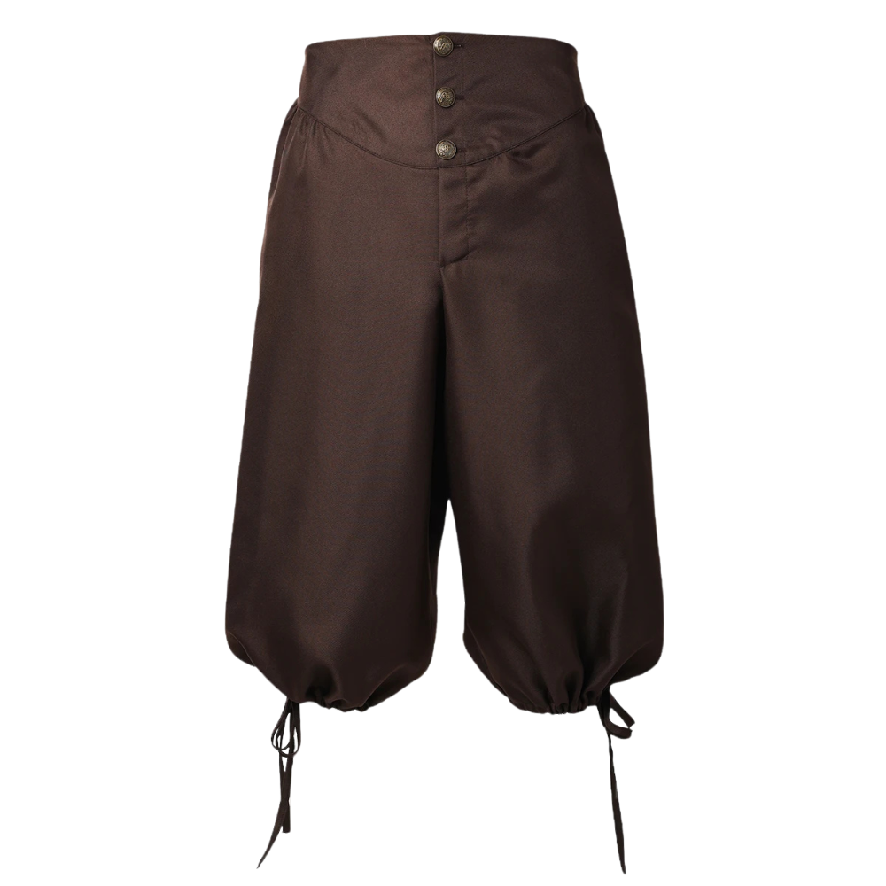 Renporium's brown Pirate Breeches, pirate pants for Renaissance fairs and cosplay.
