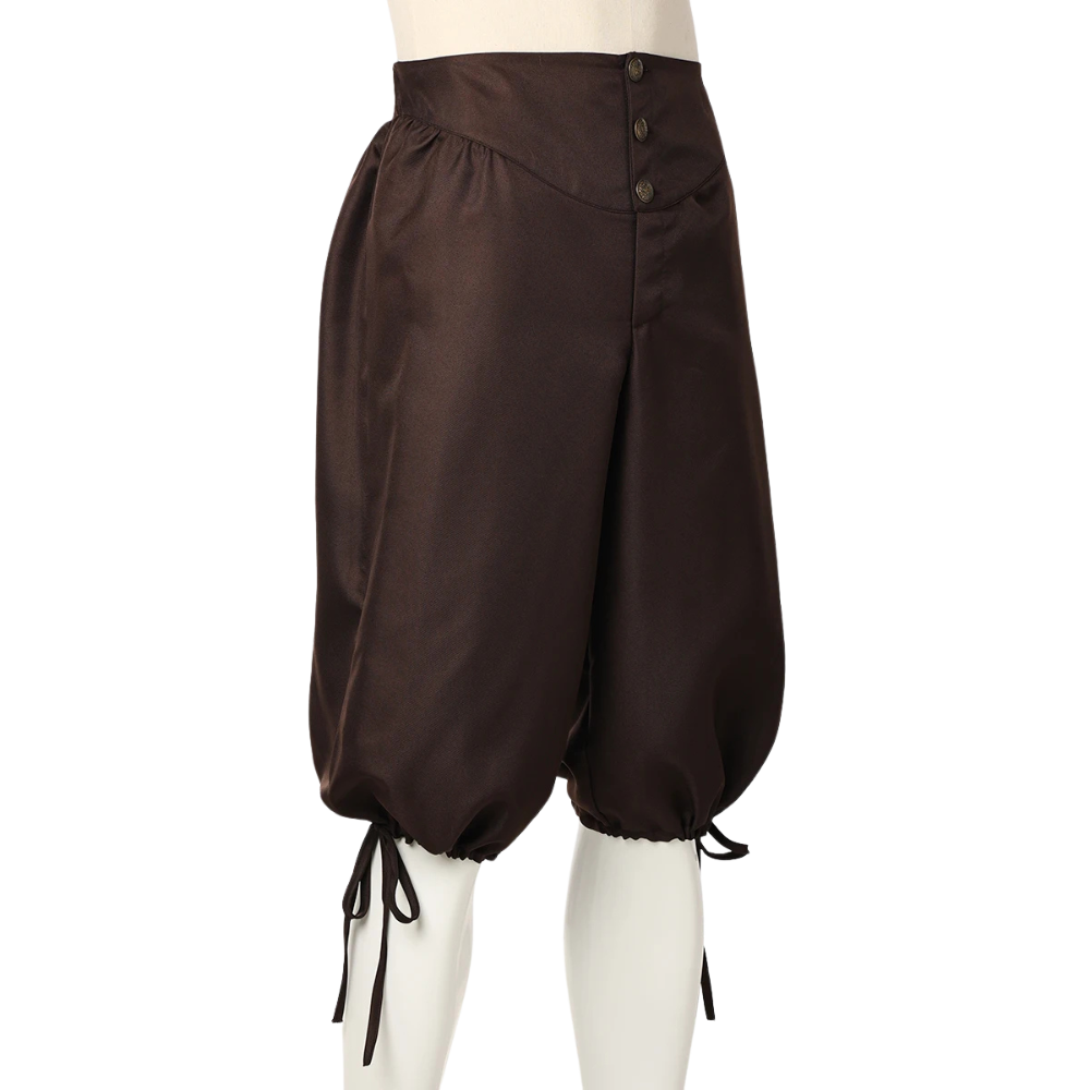 Renporium's brown Pirate Breeches, pirate pants for Renaissance fairs and cosplay.