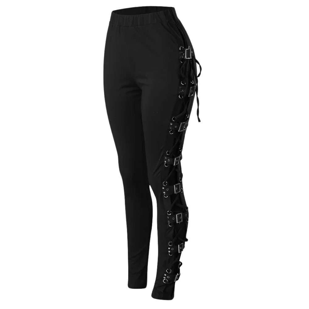 Renporium's Women's Steampunk Mercenary Trousers, steampunk pants for Renaissance fair cosplay.