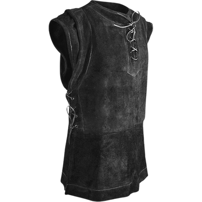 Black Berserker Shirt, ideal for Viking or barbarian garb at your next Renaissance faire.