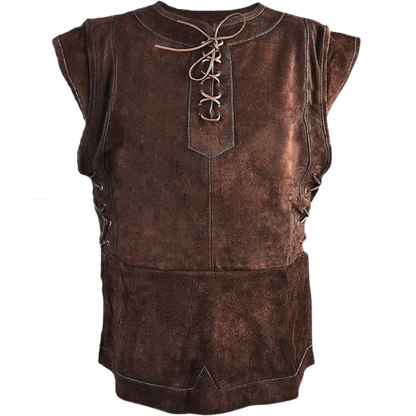 Brown Berserker Shirt, ideal for Viking or barbarian garb at your next Renaissance faire.