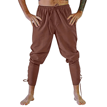 Brown Medieval Trousers, great addition to any Renaissance faire outfit.