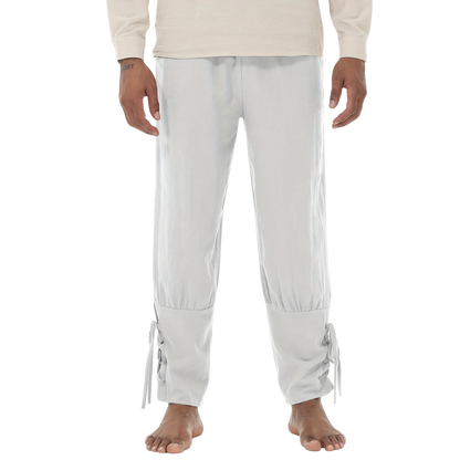 White Medieval Trousers, great addition to any Renaissance faire outfit.